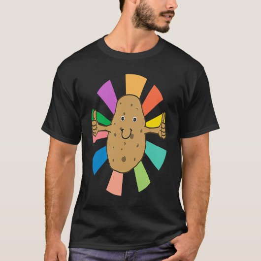 Potatoe Ironic Hobby Chef Cooking T-shirt (Voorkant)