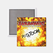 Potatoommagneet Magneet (Voorkant / Achterkant)