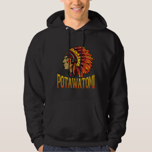 Potawatomi Tribe Native American Potawatomi Herita Hoodie