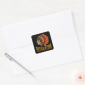 Potawatomi Tribe Native American Potawatomi Herita Vierkante Sticker (Envelop)