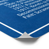 Potemkin - Schip Blauwdruk Plannen ABD Poster (Hoek)