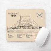 Potemkin - Schip Blauwdruk Plannen SD Muismat (Met muis)