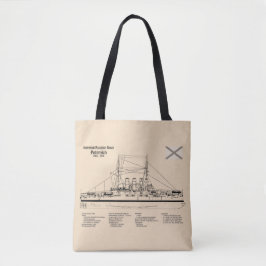 Potemkin - Schip Blauwdruk Plannen SD Tote Bag