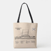Potemkin - Schip Blauwdruk Plannen SD Tote Bag (Achterkant)