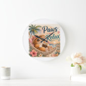 Poten en Ontspannen Strandkat Grote Klok (Huis)