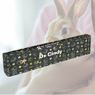 poten en sterren naambordje