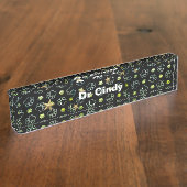 poten en sterren naambordje (Zijkant)