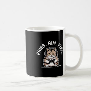 Poten Mikken Vuur Katachtige Kat Gamer Respawning Koffiemok