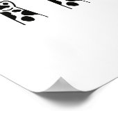 Poten omhoog, poten thema poster (Hoek)