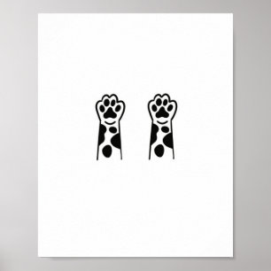 Poten omhoog, poten thema poster