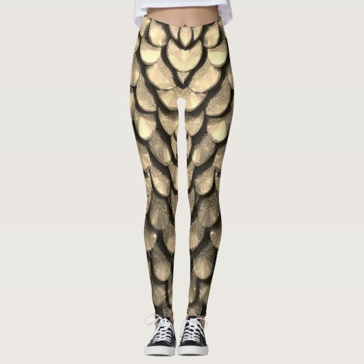 Poten van drakenweegschalen. leggings (Voorkant)