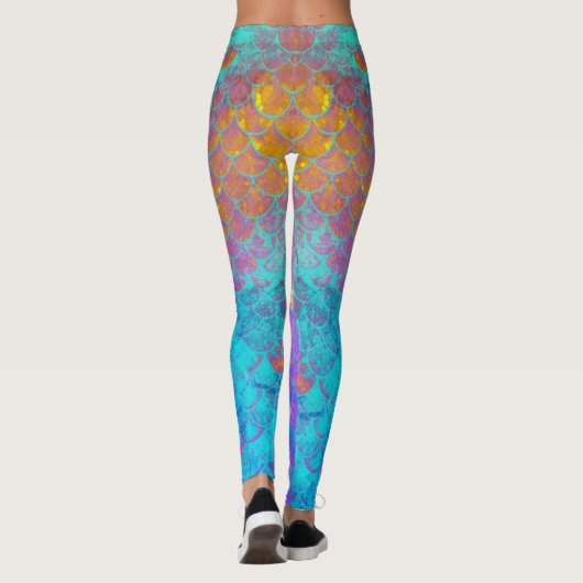 Poten van drakenweegschalen. leggings (Achterkant)