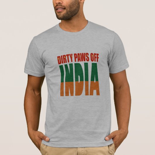 poten van india china t-shirt ontwerp india (Voorkant)