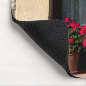 Poten voor bloemen in het dorp muismat (Hoek)