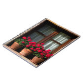 Poten voor bloemen in het dorp notitieboek (Linkerzijde)