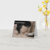 Poten voor gedachte: De Schoonheid van de slaap Kaart (Gele Bloem)