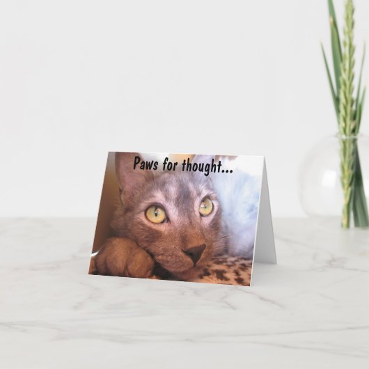 Poten voor Gedachte Ogen Kaart (Voorkant)