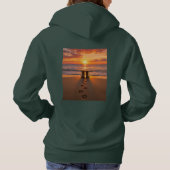 Poten voor Laarzen in de Zonsondergang Hoodie (Achterkant)