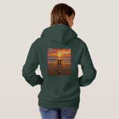 Poten voor Laarzen in de Zonsondergang Hoodie (Achterkant volledig)