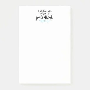 Potentieel Citaat Post-it® Notes