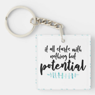 Potentieel Citaat Sleutelhanger