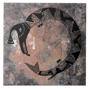 Potentieel ontwerp voor watervoerende mimbres tegeltje