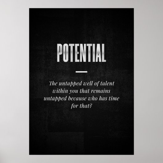 Potentieel Poster (Voorkant)