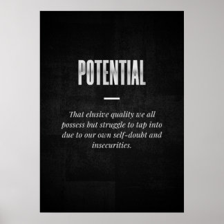 Potentieel Poster