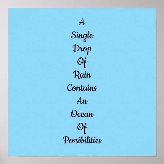 Potentiële afdruk, waardevol Poster (mat) (Voorkant)