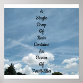 Potentiële afdruk, waardevol Poster (mat) (Voorkant)