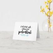 Potentiële offerte kaart (Gele Bloem)