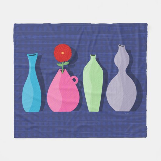 Poterie Fleece Blanket Deken (Voorkant (Horizontaal))