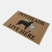 Potheads wonen hier, hondencadeauliefhebber Berner Deurmat (Schuin)
