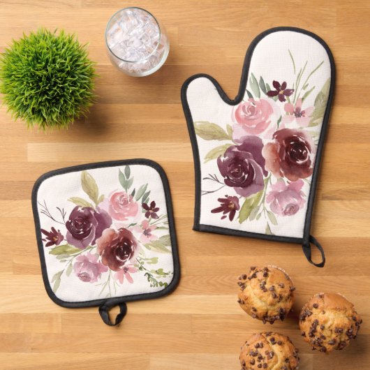 Potholder Oven Mitt Set (Top down)