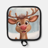 Potholder with Christmas design Pannenlap (Voorkant)