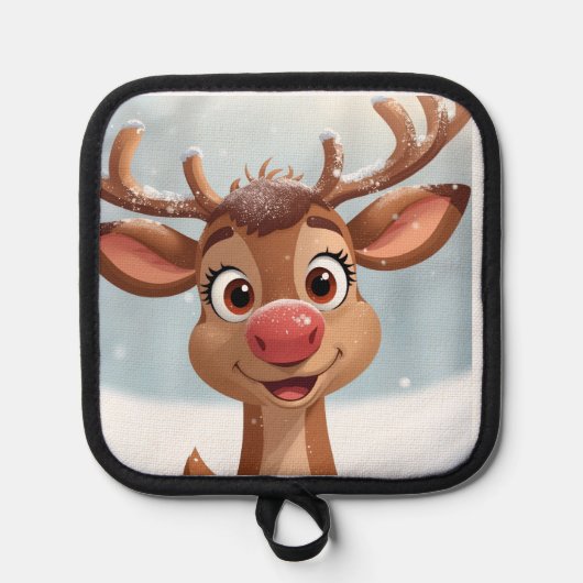 Potholder with Christmas design Pannenlap (Voorkant)