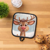 Potholder with Christmas design Pannenlap (Top down)