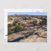 Pothole Point Trail bij Canyonlands National Park Briefkaart (Voorkant / Achterkant)
