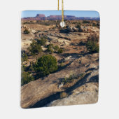 Pothole Point Trail bij Canyonlands National Park Keramisch Ornament (Rechts)