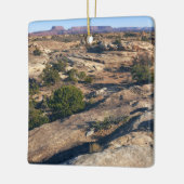 Pothole Point Trail bij Canyonlands National Park Keramisch Ornament (Links)