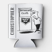 Potholing Club Entrance in de Cartoon Floor Blikjeskoeler (Voorkant)