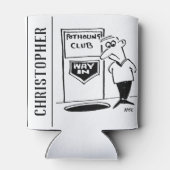 Potholing Club Entrance in de Cartoon Floor Blikjeskoeler (Achterkant)