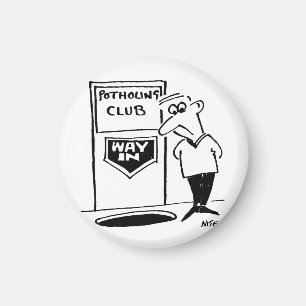 Potholing Club Entrance. Potholing grap Magneet