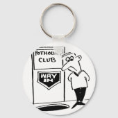 Potholing Club Entrance. Potholing grap Sleutelhanger (Voorkant)