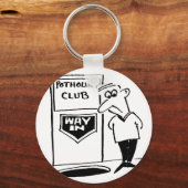 Potholing Club Entrance. Potholing grap Sleutelhanger (Voorkant)