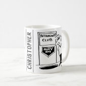 Potholing Club Entree in de vloer. kuil Koffiemok (Voorkant rechts)