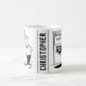 Potholing Club Entree in de vloer. kuil Koffiemok (Center)