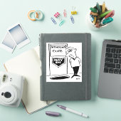 Potholing Club Ingang Cartoon. Sticker (iPad Cover)