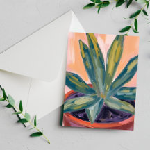 Pothos Kamerplant Moderne Botanische Aquarelkaart