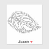 Pothos Leaf Sticker (Vel)